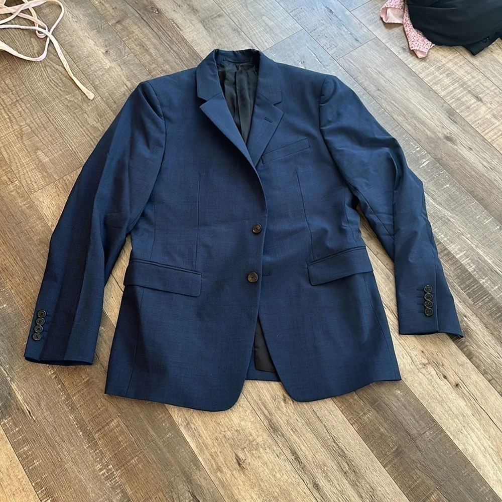 Theory mens Chambers blazer in blue size 40R